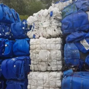 HDPE Blue Drum Scrap